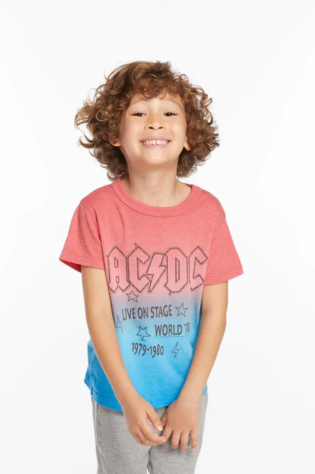 WomensKids Chaser Brand Music ACDC Live On Stage Boys Tee