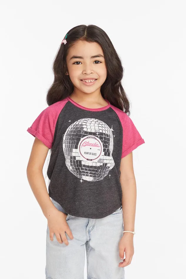 WomensKids Chaser Brand Music Blondie Heart Of Glass Girls Tee