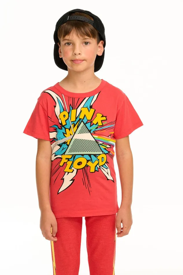 WomensKids Chaser Brand Music Pink Floyd 8211 Dark Side Of The Moon Pop Art Tee WomensKids Chaser Brand Music Pink Floyd 8211 Dark Side Of The Moon Pop Art Tee