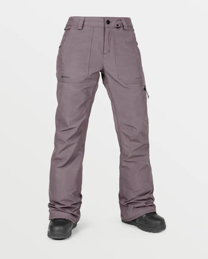 Womens Knox Insulated GoreTex Pants 8211 Dusty Lavender Womens Volcom Pants