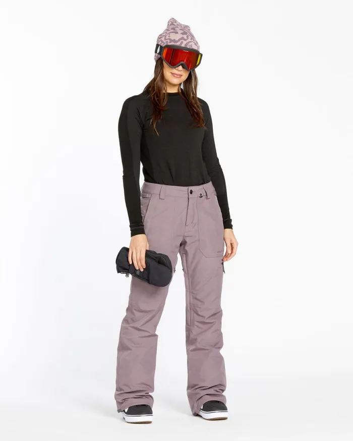 Womens Knox Insulated GoreTex Pants 8211 Dusty Lavender Womens Volcom Pants