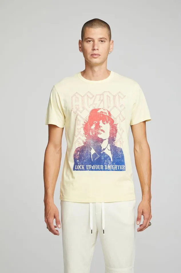 WomensMens Chaser Brand Music ACDC 8211 Lock Up Your Daughters