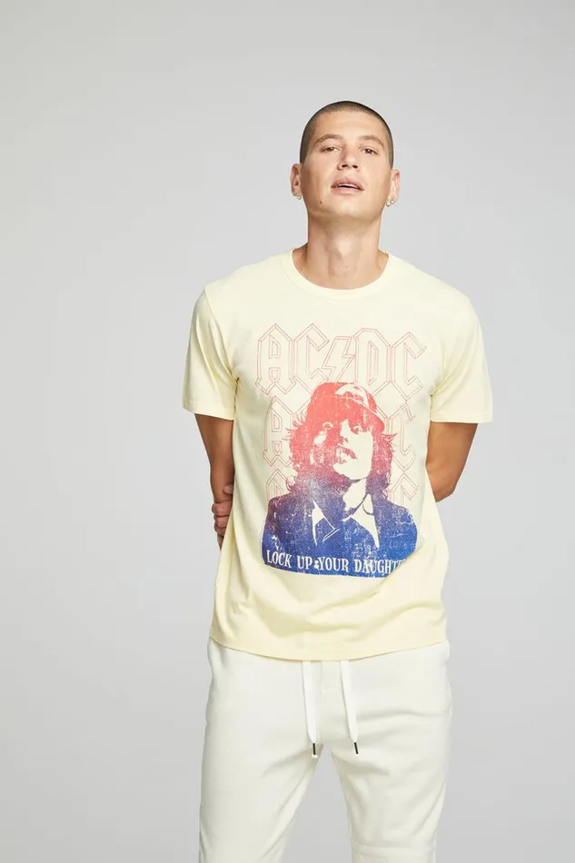 WomensMens Chaser Brand Music ACDC 8211 Lock Up Your Daughters