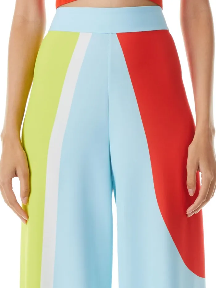 Womens Pants Alice Olivia Athena Wide Leg Pant Taking Sides Geo