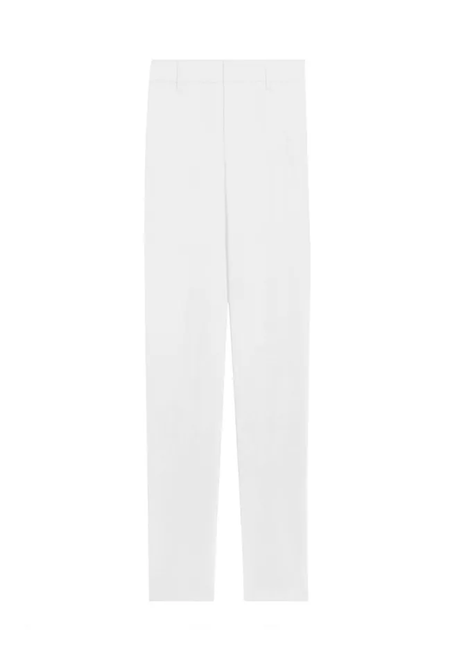 Womens Pants Alice Olivia Stacey Slim Trouser White