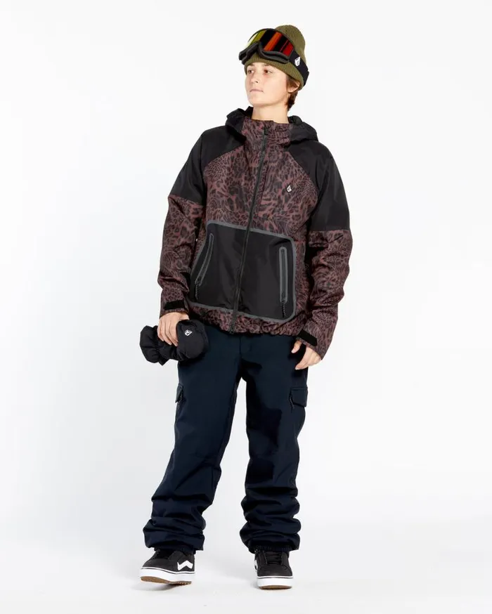 Womens Revna 20K Shell Jacket 8211 Leopard Womens Volcom Jackets