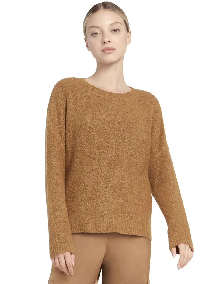 Womens Sweaters Alice Olivia Roma Oversized Pullover Camel