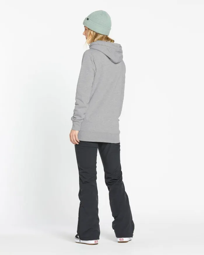 Womens Tower Pullover Fleece 8211 Heather Grey Womens Volcom Layering