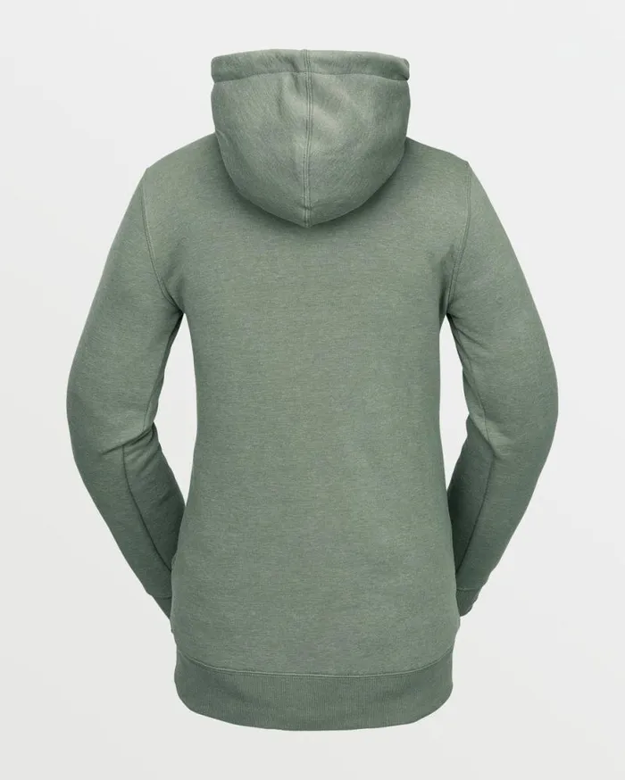 Womens Tower Pullover Fleece 8211 Lichen Green Womens Volcom Jackets
