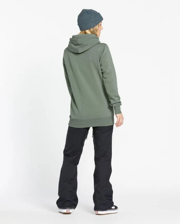 Womens Tower Pullover Fleece 8211 Lichen Green Womens Volcom Jackets