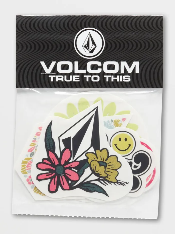 Womens Trippy Sticker Pack 8211 Assorted Mens Volcom Stickers