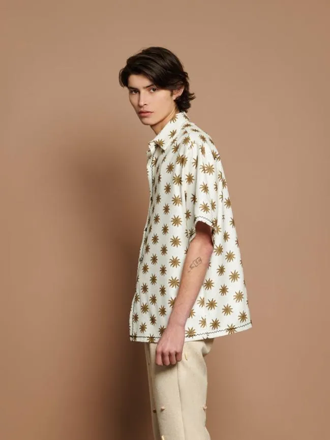 Womenswear Cameron Star Boxy Shirt Sunny White Sister Jane Womenswear Cameron Star Boxy Shirt Sunny White Sister Jane