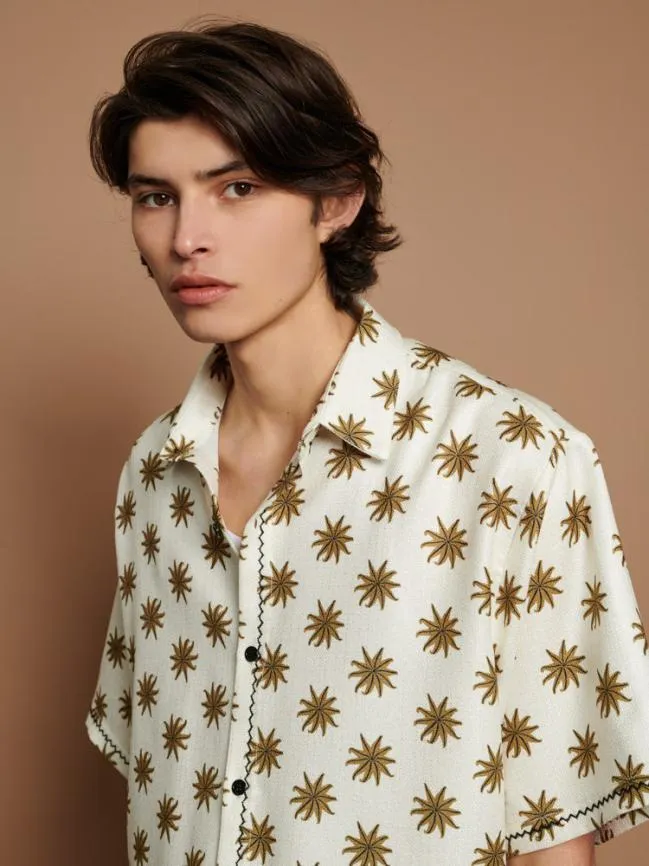 Womenswear Cameron Star Boxy Shirt Sunny White Sister Jane Womenswear Cameron Star Boxy Shirt Sunny White Sister Jane