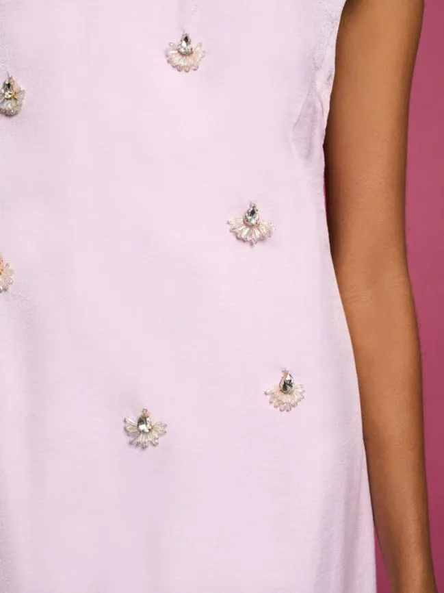Womenswear DREAM Angel Fish Embellished Midi Dress Pastel Lilac Sister Jane Womenswear DREAM Angel Fish Embellished Midi Dress Pastel Lilac Sister Jane