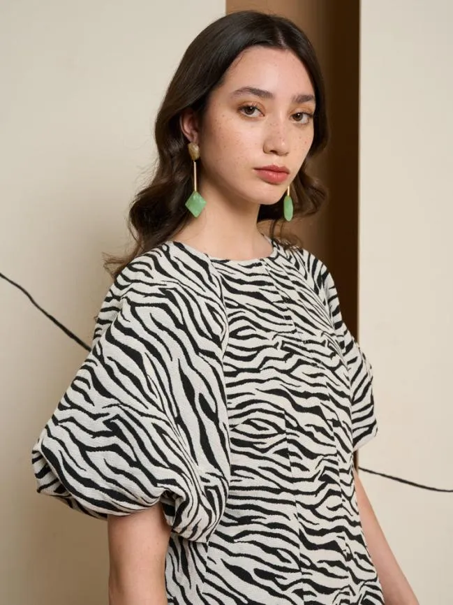 Womenswear Ghospell Stevie Zebra Mini Dress Black Satin Sister Jane Womenswear Ghospell Stevie Zebra Mini Dress Black Satin Sister Jane