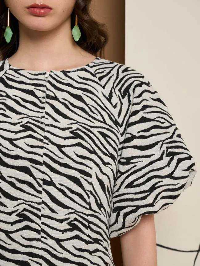 Womenswear Ghospell Stevie Zebra Mini Dress Black Satin Sister Jane Womenswear Ghospell Stevie Zebra Mini Dress Black Satin Sister Jane