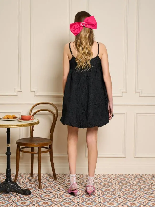 Womenswear Marie Bow Mini Dress Ink Black Sister Jane Womenswear Marie Bow Mini Dress Ink Black Sister Jane