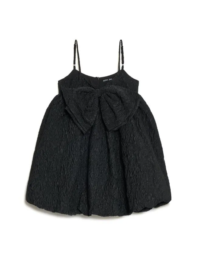 Womenswear Marie Bow Mini Dress Ink Black Sister Jane Womenswear Marie Bow Mini Dress Ink Black Sister Jane