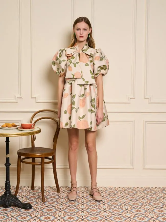 Womenswear Pomme Bouquet Bow Dress Ivory Cream Sister Jane Womenswear Pomme Bouquet Bow Dress Ivory Cream Sister Jane