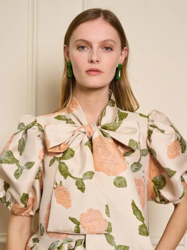 Womenswear Pomme Bouquet Bow Dress Ivory Cream Sister Jane Womenswear Pomme Bouquet Bow Dress Ivory Cream Sister Jane