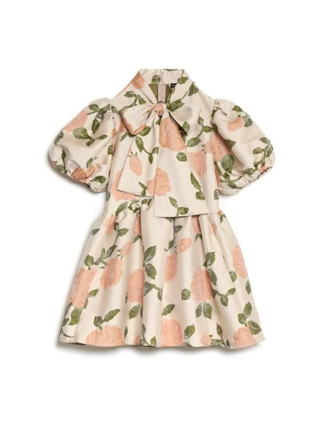 Womenswear Pomme Bouquet Bow Dress Ivory Cream Sister Jane Womenswear Pomme Bouquet Bow Dress Ivory Cream Sister Jane