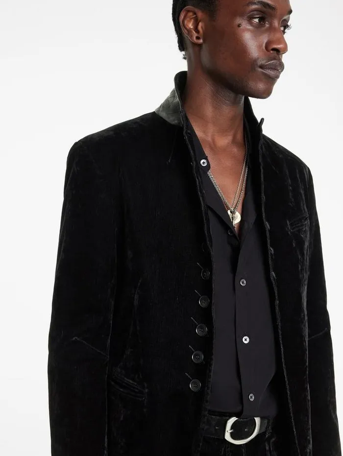 WOODWARD JACKET Black Men John Varvatos Suit Jackets