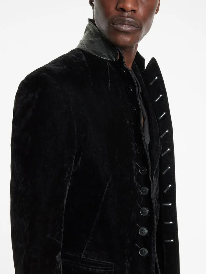 WOODWARD JACKET Black Men John Varvatos Suit Jackets