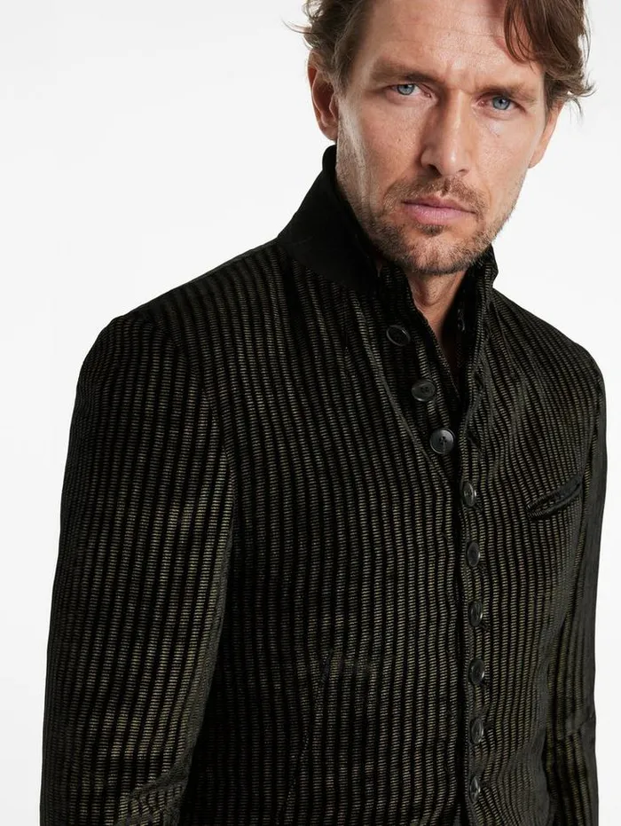 WOODWARD JACKET Black Men John Varvatos Suit Jackets