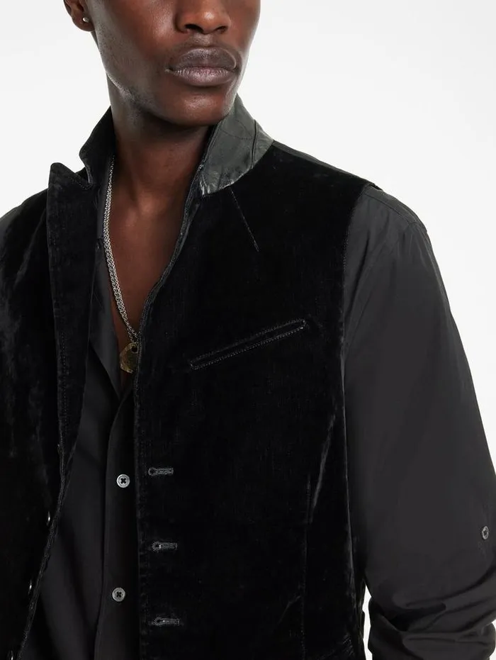 WOODWARD VEST Black Men John Varvatos Suit Jackets