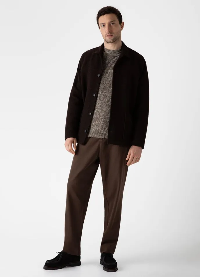 Wool Donkey Jacket Coffee Men SUNSPEL Jackets and Coats
