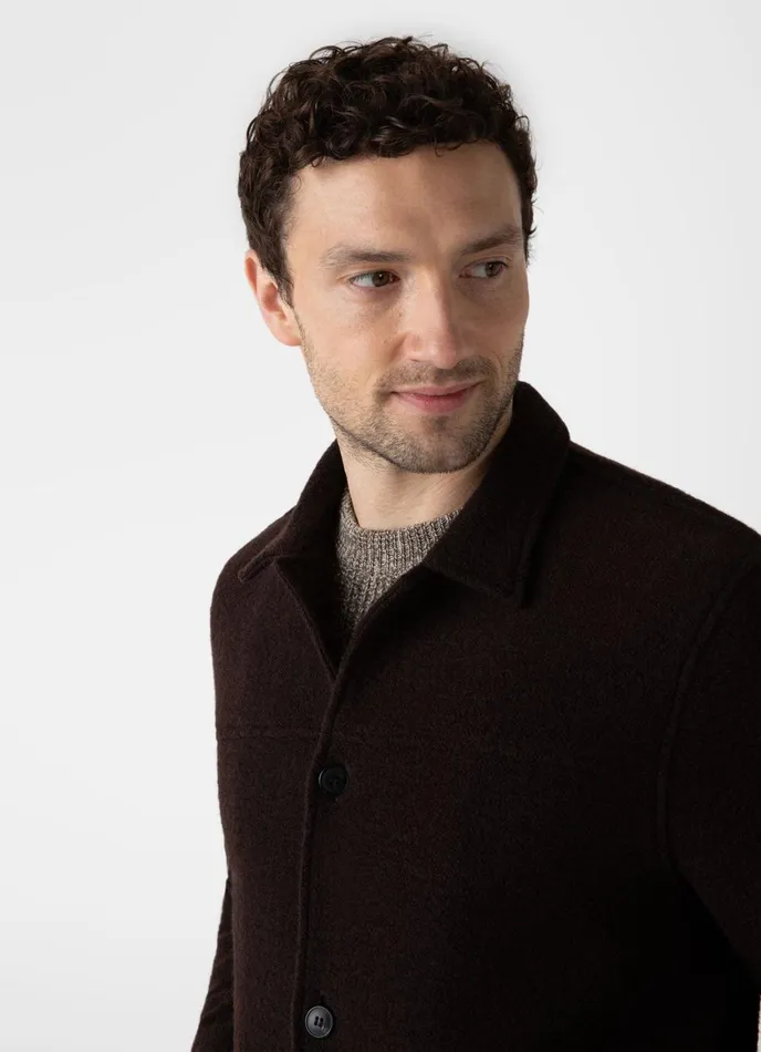 Wool Donkey Jacket Coffee Men SUNSPEL Jackets and Coats
