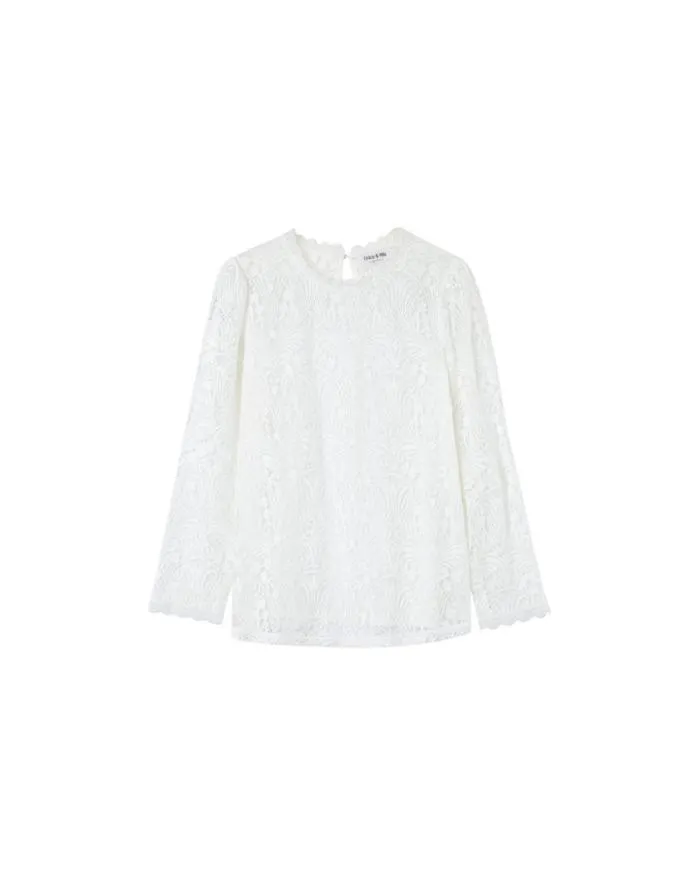 WOVEN TOP ECRU MAGNOLIA Shop Grace and Mila Dressy Tops