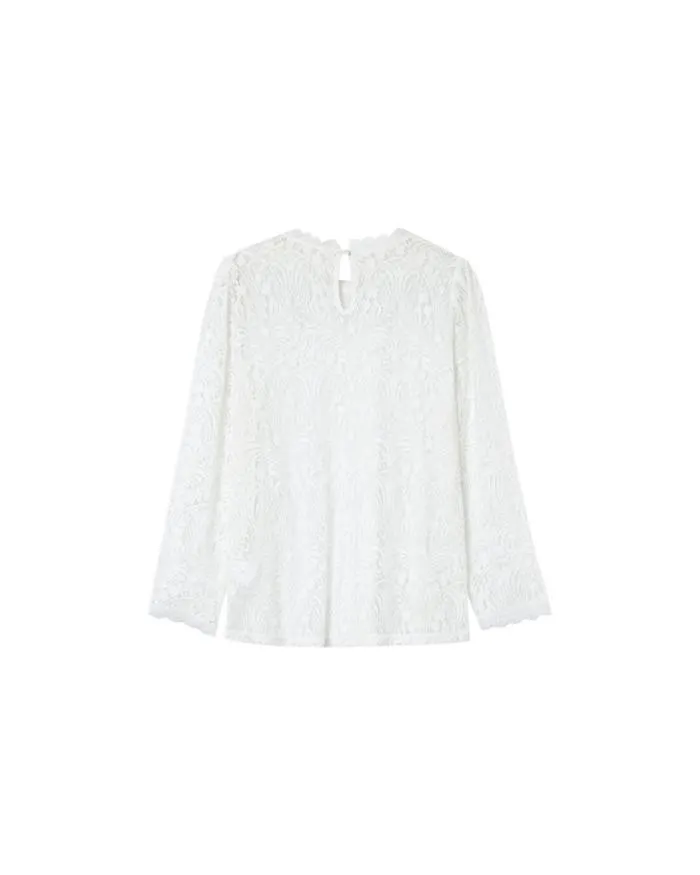 WOVEN TOP ECRU MAGNOLIA Shop Grace and Mila Dressy Tops