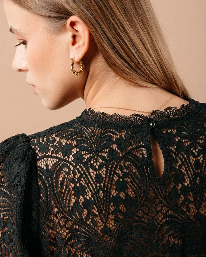 WOVEN TOP NOIR MAGNOLIA Shop Grace and Mila Dressy Tops