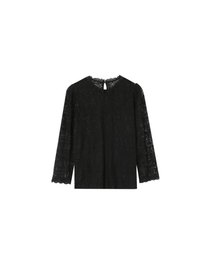 WOVEN TOP NOIR MAGNOLIA Shop Grace and Mila Dressy Tops