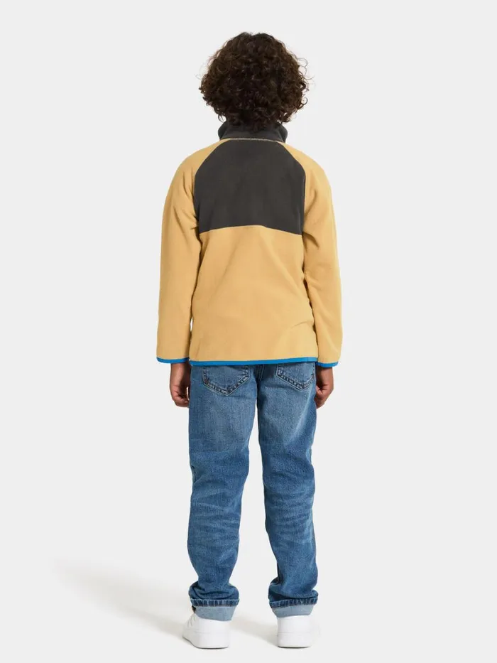 Yokto Kids039 Half Button Sandstorm Kids Didriksons Fleece and Midlayers