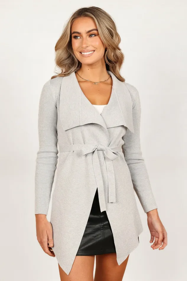 Zimmer Cardigan Grey Women Sweaters Petal and Pup