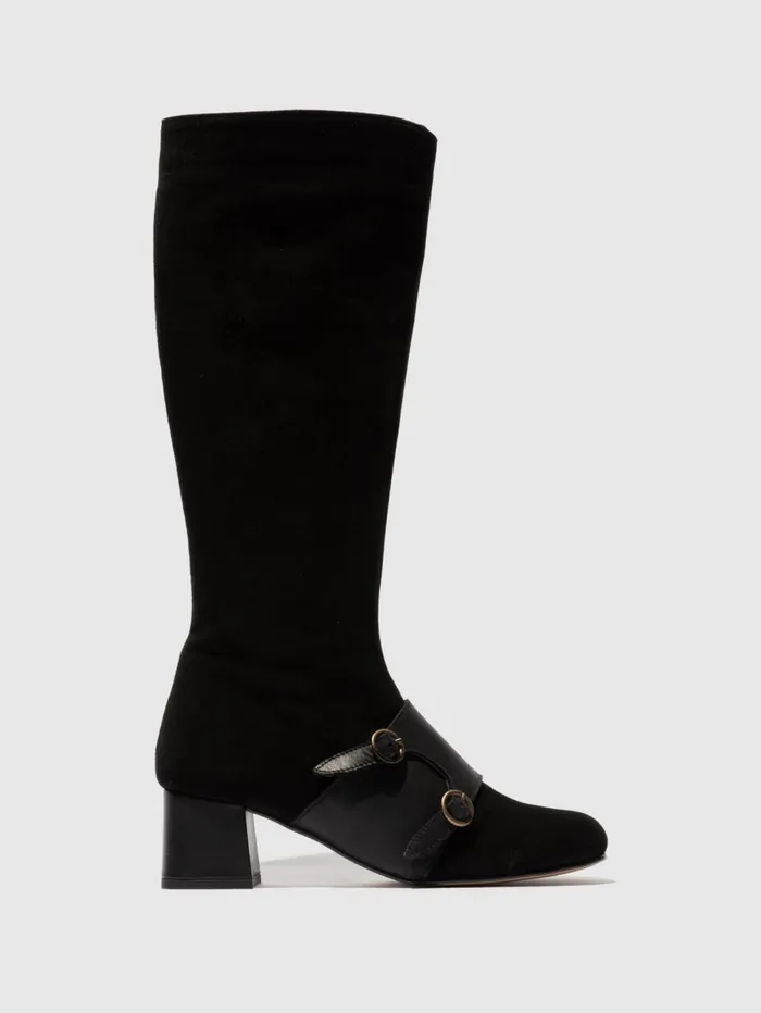 Zip Up Boots SOFY168FLY BLACK Women Fly London Boots
