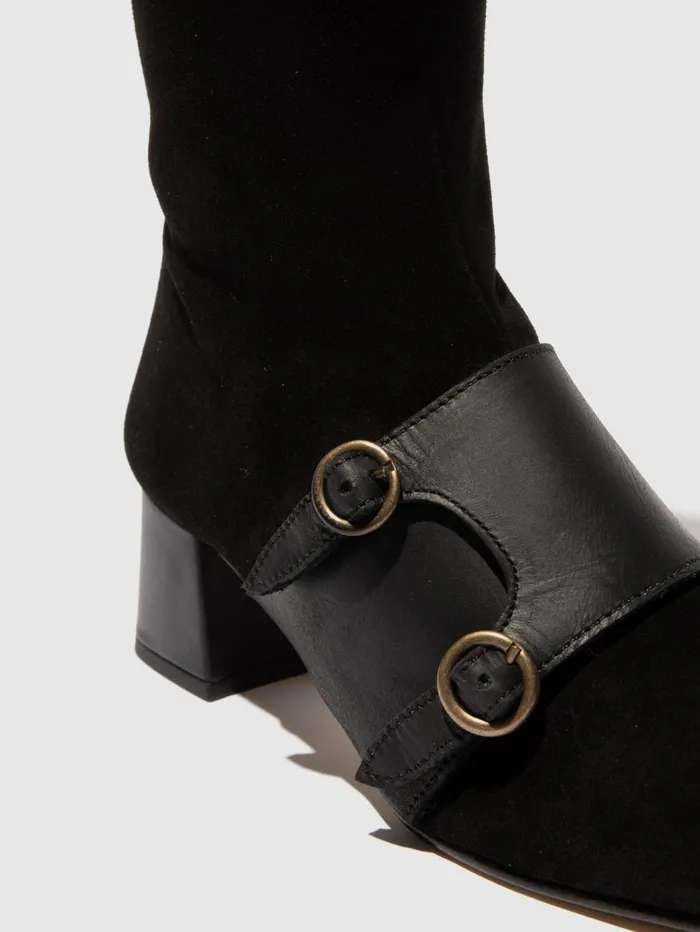 Zip Up Boots SOFY168FLY BLACK Women Fly London Boots